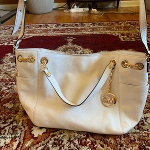 White MK bag